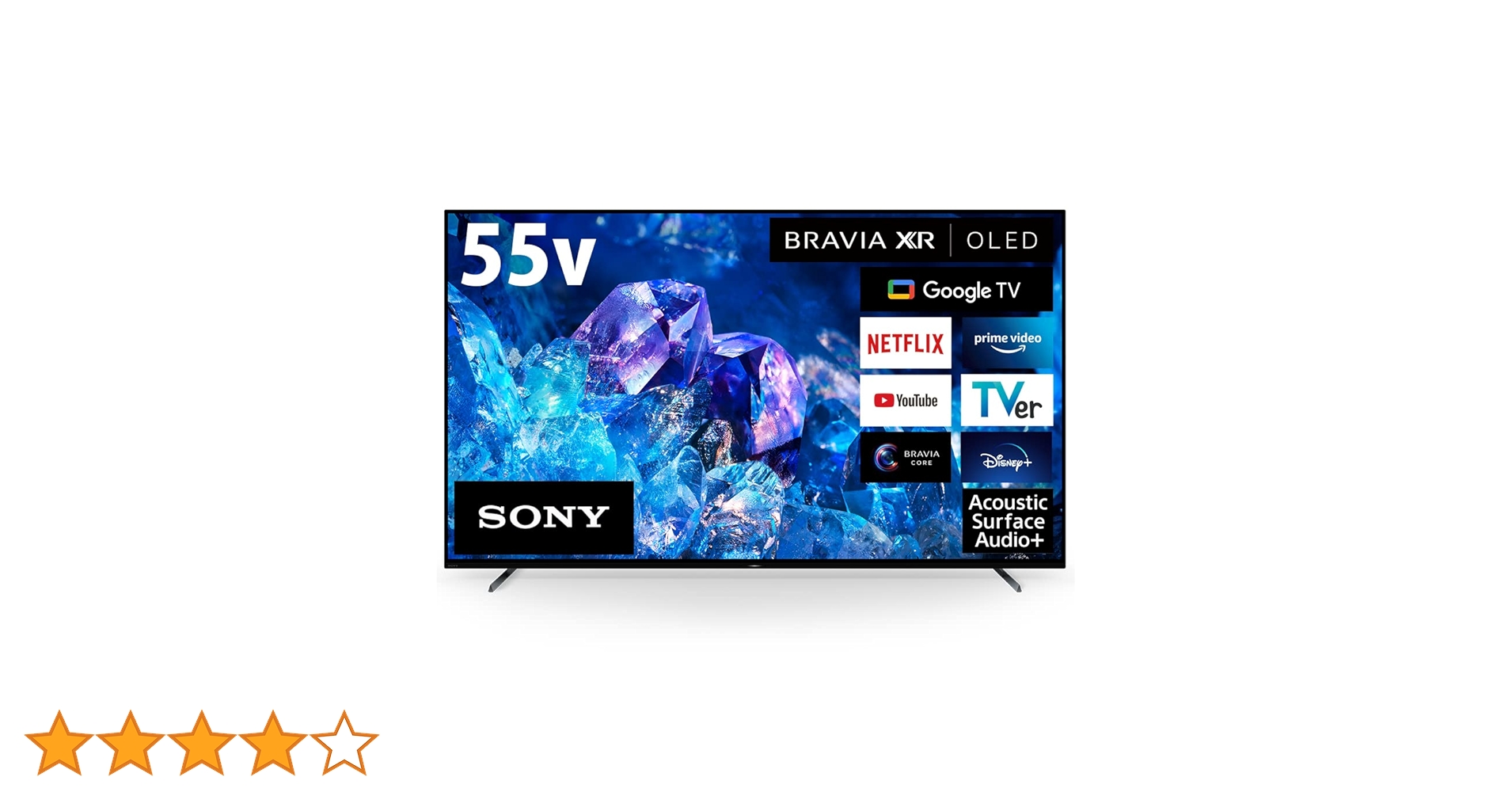 Amazon | ソニー 55V型 4K 有機EL テレビ ブラビア XRJ-55A80K OLED